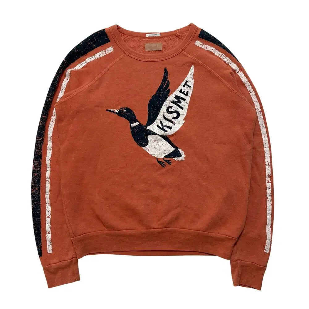 Mother Superior The Hugger Kismet Raglan Sweatshirt Women’s XS Orange